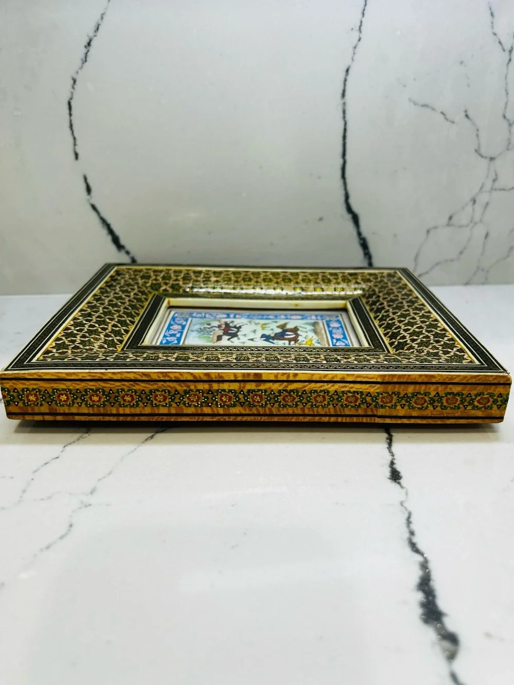 PERSIAN MINIATURE FRAMED PAINTING